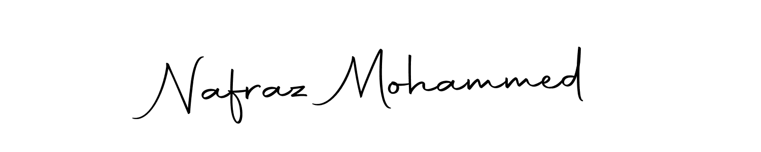 if you are searching for the best signature style for your name Nafraz Mohammed. so please give up your signature search. here we have designed multiple signature styles  using Autography-DOLnW. Nafraz Mohammed signature style 10 images and pictures png