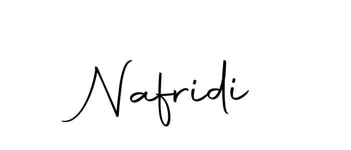 Design your own signature with our free online signature maker. With this signature software, you can create a handwritten (Autography-DOLnW) signature for name Nafridi. Nafridi signature style 10 images and pictures png