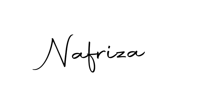 Use a signature maker to create a handwritten signature online. With this signature software, you can design (Autography-DOLnW) your own signature for name Nafriza. Nafriza signature style 10 images and pictures png