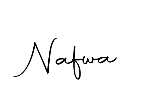 Similarly Autography-DOLnW is the best handwritten signature design. Signature creator online .You can use it as an online autograph creator for name Nafwa. Nafwa signature style 10 images and pictures png