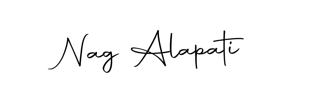 Similarly Autography-DOLnW is the best handwritten signature design. Signature creator online .You can use it as an online autograph creator for name Nag Alapati. Nag Alapati signature style 10 images and pictures png