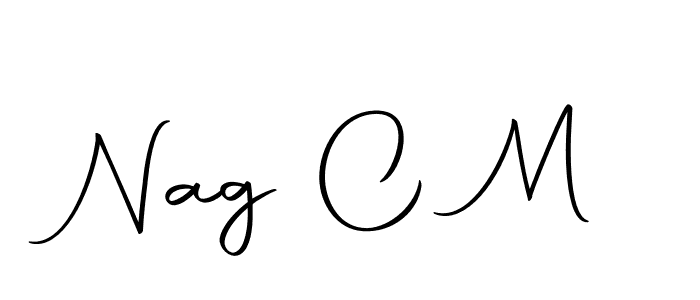 Create a beautiful signature design for name Nag C M. With this signature (Autography-DOLnW) fonts, you can make a handwritten signature for free. Nag C M signature style 10 images and pictures png