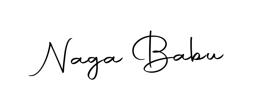 Also we have Naga Babu name is the best signature style. Create professional handwritten signature collection using Autography-DOLnW autograph style. Naga Babu signature style 10 images and pictures png
