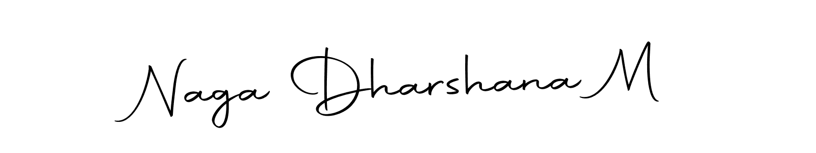 The best way (Autography-DOLnW) to make a short signature is to pick only two or three words in your name. The name Naga Dharshana M include a total of six letters. For converting this name. Naga Dharshana M signature style 10 images and pictures png