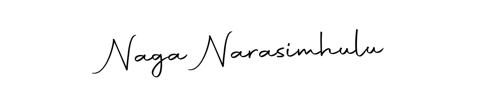 Use a signature maker to create a handwritten signature online. With this signature software, you can design (Autography-DOLnW) your own signature for name Naga Narasimhulu. Naga Narasimhulu signature style 10 images and pictures png