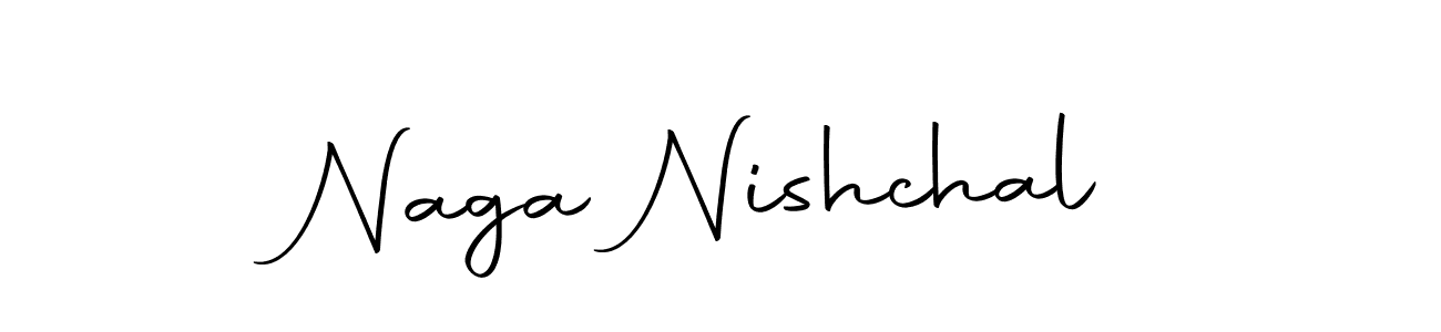 Design your own signature with our free online signature maker. With this signature software, you can create a handwritten (Autography-DOLnW) signature for name Naga Nishchal. Naga Nishchal signature style 10 images and pictures png