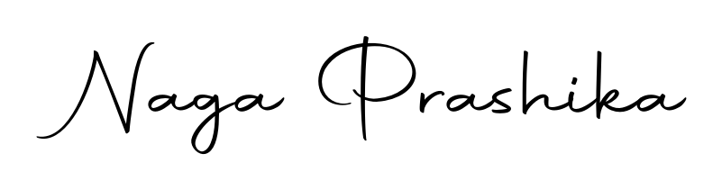 You should practise on your own different ways (Autography-DOLnW) to write your name (Naga Prashika) in signature. Don't let someone else do it for you. Naga Prashika signature style 10 images and pictures png
