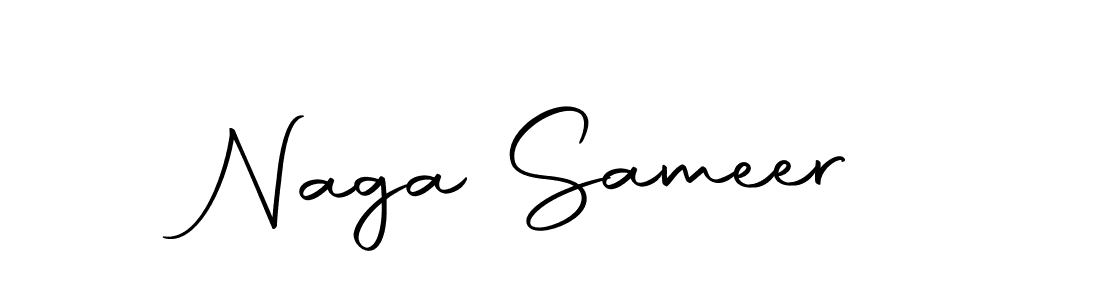 Design your own signature with our free online signature maker. With this signature software, you can create a handwritten (Autography-DOLnW) signature for name Naga Sameer. Naga Sameer signature style 10 images and pictures png