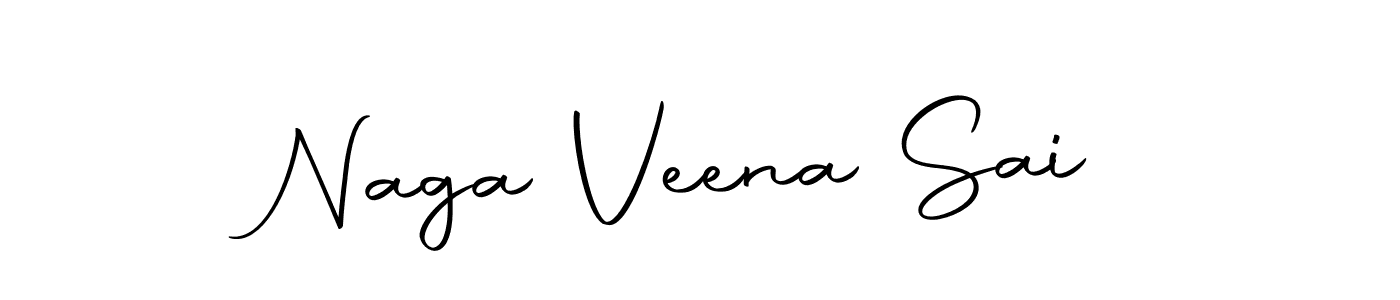 Use a signature maker to create a handwritten signature online. With this signature software, you can design (Autography-DOLnW) your own signature for name Naga Veena Sai. Naga Veena Sai signature style 10 images and pictures png