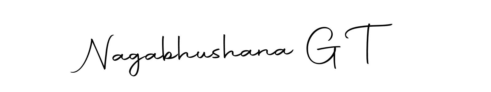 How to make Nagabhushana G T name signature. Use Autography-DOLnW style for creating short signs online. This is the latest handwritten sign. Nagabhushana G T signature style 10 images and pictures png