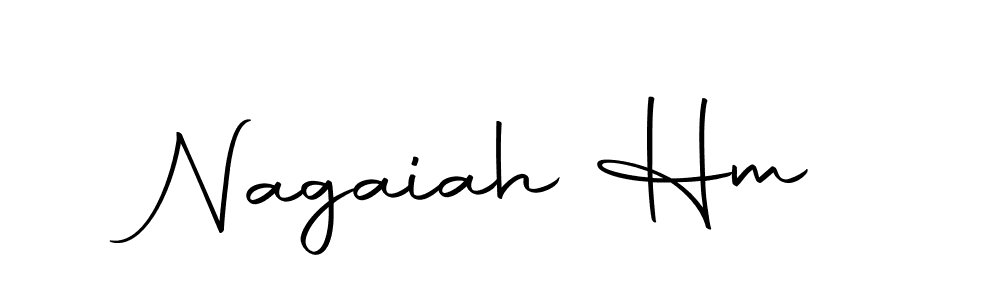 The best way (Autography-DOLnW) to make a short signature is to pick only two or three words in your name. The name Nagaiah Hm include a total of six letters. For converting this name. Nagaiah Hm signature style 10 images and pictures png