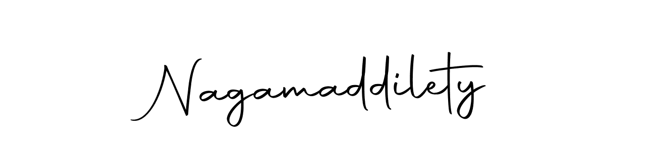 Design your own signature with our free online signature maker. With this signature software, you can create a handwritten (Autography-DOLnW) signature for name Nagamaddilety. Nagamaddilety signature style 10 images and pictures png