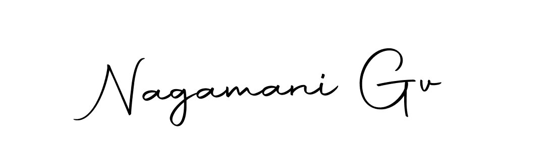 Use a signature maker to create a handwritten signature online. With this signature software, you can design (Autography-DOLnW) your own signature for name Nagamani Gv. Nagamani Gv signature style 10 images and pictures png