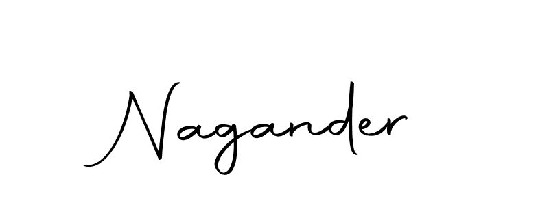 Create a beautiful signature design for name Nagander. With this signature (Autography-DOLnW) fonts, you can make a handwritten signature for free. Nagander signature style 10 images and pictures png