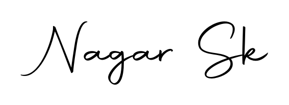 Try this chic Nagar Sk handwritten sign style. Using Autography-DOLnW font elements, it gives your name a sleek, memorable identity. Nagar Sk signature style 10 images and pictures png