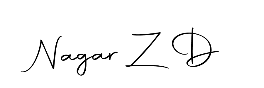 Make a beautiful signature design for name Nagar Z D. With this signature (Autography-DOLnW) style, you can create a handwritten signature for free. Nagar Z D signature style 10 images and pictures png