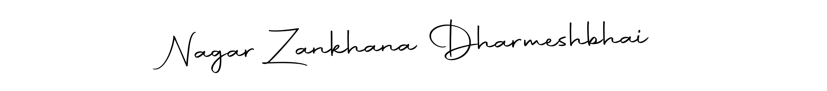 Use a signature maker to create a handwritten signature online. With this signature software, you can design (Autography-DOLnW) your own signature for name Nagar Zankhana Dharmeshbhai. Nagar Zankhana Dharmeshbhai signature style 10 images and pictures png