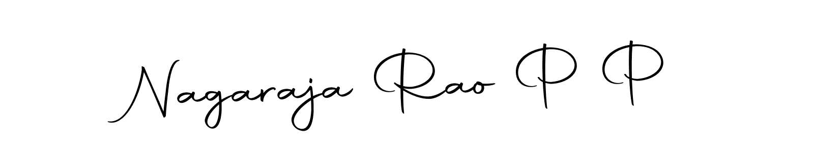 Use a signature maker to create a handwritten signature online. With this signature software, you can design (Autography-DOLnW) your own signature for name Nagaraja Rao P P. Nagaraja Rao P P signature style 10 images and pictures png