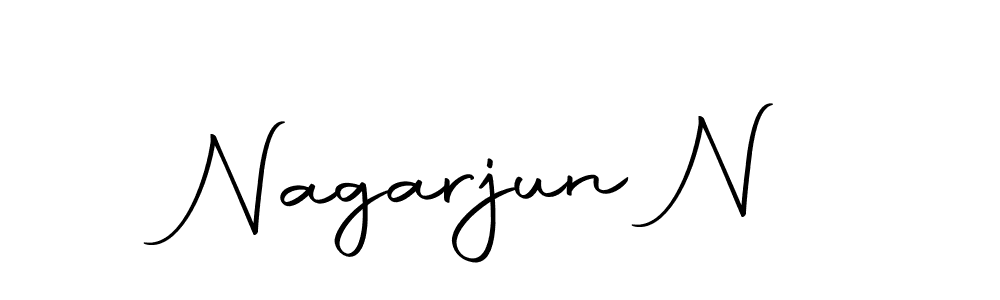 Make a beautiful signature design for name Nagarjun N. Use this online signature maker to create a handwritten signature for free. Nagarjun N signature style 10 images and pictures png