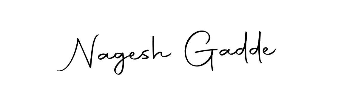 How to make Nagesh Gadde signature? Autography-DOLnW is a professional autograph style. Create handwritten signature for Nagesh Gadde name. Nagesh Gadde signature style 10 images and pictures png