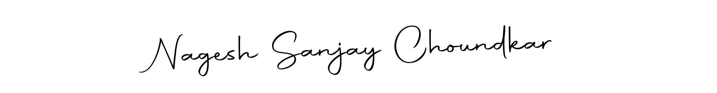 Make a beautiful signature design for name Nagesh Sanjay Choundkar. With this signature (Autography-DOLnW) style, you can create a handwritten signature for free. Nagesh Sanjay Choundkar signature style 10 images and pictures png