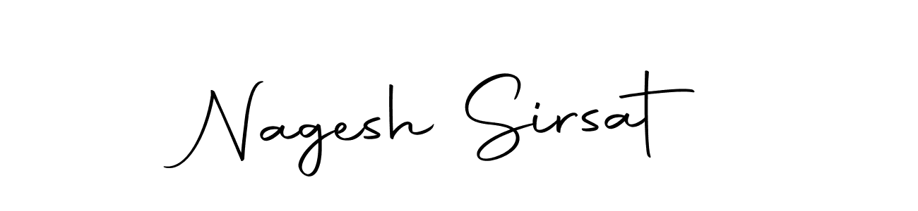 Design your own signature with our free online signature maker. With this signature software, you can create a handwritten (Autography-DOLnW) signature for name Nagesh Sirsat. Nagesh Sirsat signature style 10 images and pictures png