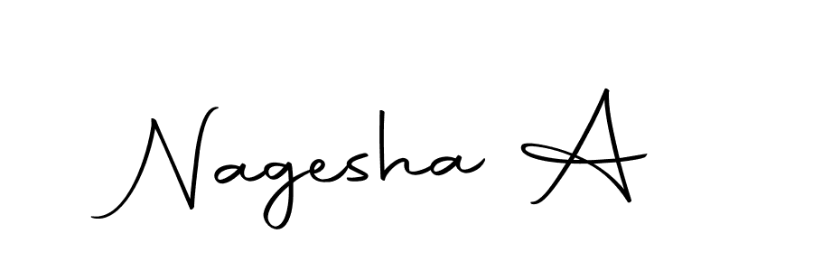 This is the best signature style for the Nagesha A name. Also you like these signature font (Autography-DOLnW). Mix name signature. Nagesha A signature style 10 images and pictures png