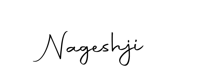 Make a beautiful signature design for name Nageshji. With this signature (Autography-DOLnW) style, you can create a handwritten signature for free. Nageshji signature style 10 images and pictures png