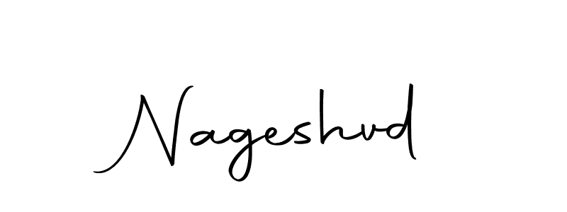 The best way (Autography-DOLnW) to make a short signature is to pick only two or three words in your name. The name Nageshvd include a total of six letters. For converting this name. Nageshvd signature style 10 images and pictures png