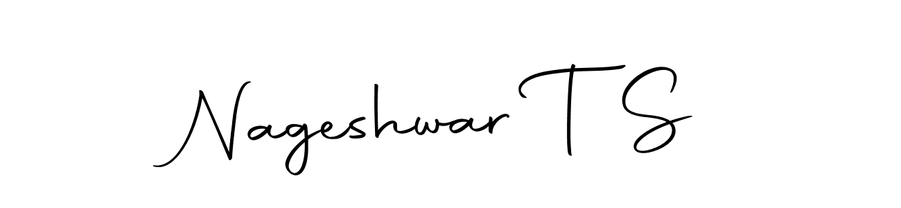 How to make Nageshwar T S signature? Autography-DOLnW is a professional autograph style. Create handwritten signature for Nageshwar T S name. Nageshwar T S signature style 10 images and pictures png