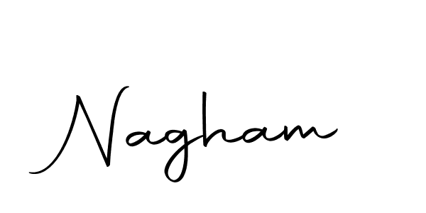 Create a beautiful signature design for name Nagham. With this signature (Autography-DOLnW) fonts, you can make a handwritten signature for free. Nagham signature style 10 images and pictures png
