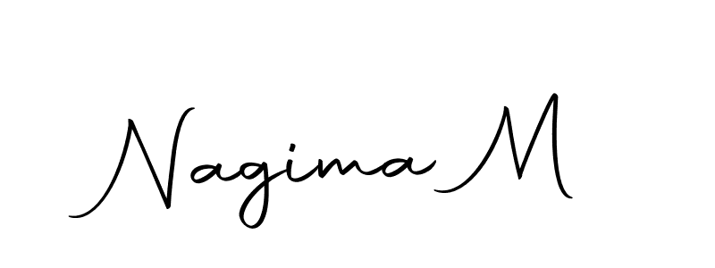 It looks lik you need a new signature style for name Nagima M. Design unique handwritten (Autography-DOLnW) signature with our free signature maker in just a few clicks. Nagima M signature style 10 images and pictures png