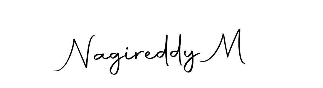 if you are searching for the best signature style for your name Nagireddy M. so please give up your signature search. here we have designed multiple signature styles  using Autography-DOLnW. Nagireddy M signature style 10 images and pictures png