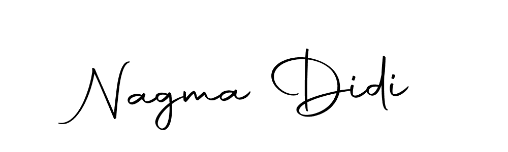 Here are the top 10 professional signature styles for the name Nagma Didi. These are the best autograph styles you can use for your name. Nagma Didi signature style 10 images and pictures png