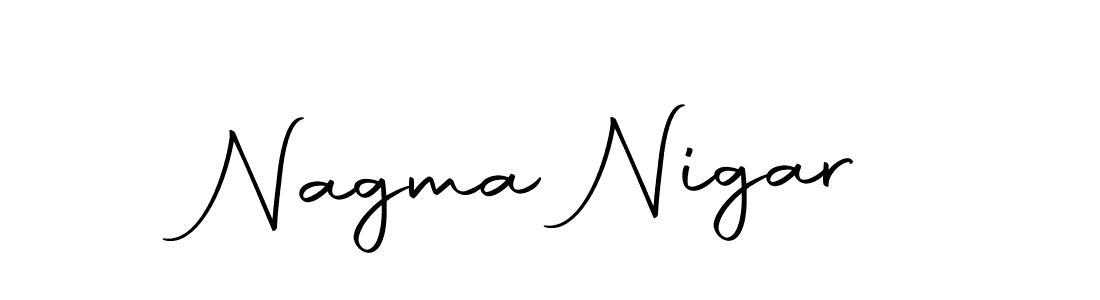 Create a beautiful signature design for name Nagma Nigar. With this signature (Autography-DOLnW) fonts, you can make a handwritten signature for free. Nagma Nigar signature style 10 images and pictures png