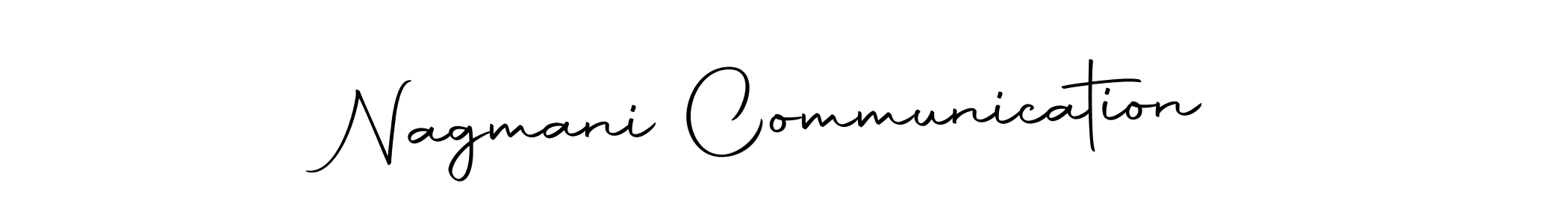 if you are searching for the best signature style for your name Nagmani Communication. so please give up your signature search. here we have designed multiple signature styles  using Autography-DOLnW. Nagmani Communication signature style 10 images and pictures png