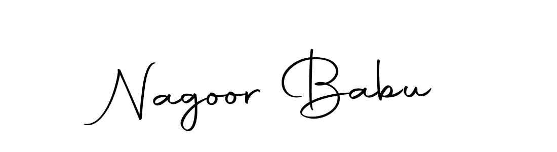 Make a beautiful signature design for name Nagoor Babu. Use this online signature maker to create a handwritten signature for free. Nagoor Babu signature style 10 images and pictures png