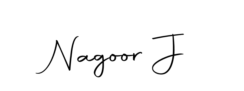 Similarly Autography-DOLnW is the best handwritten signature design. Signature creator online .You can use it as an online autograph creator for name Nagoor J. Nagoor J signature style 10 images and pictures png