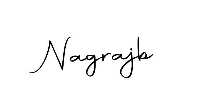 You should practise on your own different ways (Autography-DOLnW) to write your name (Nagrajb) in signature. don't let someone else do it for you. Nagrajb signature style 10 images and pictures png