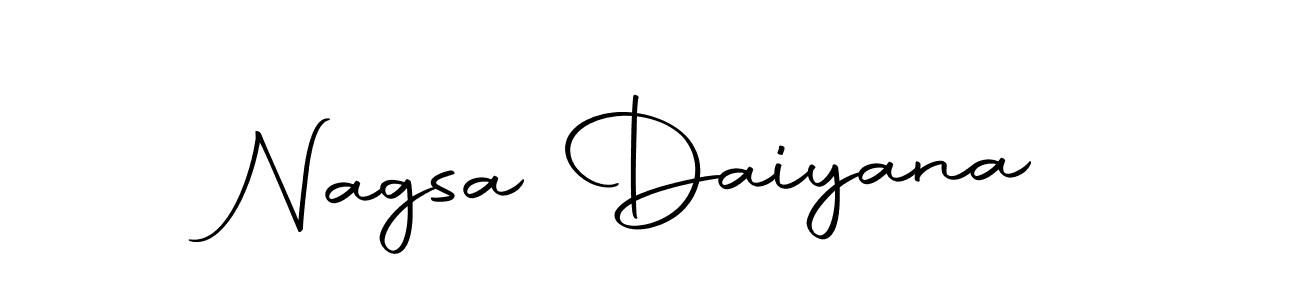 Make a beautiful signature design for name Nagsa Daiyana. With this signature (Autography-DOLnW) style, you can create a handwritten signature for free. Nagsa Daiyana signature style 10 images and pictures png
