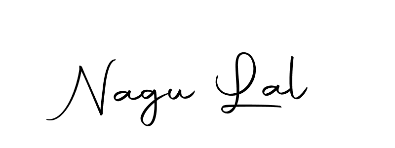 How to make Nagu Lal name signature. Use Autography-DOLnW style for creating short signs online. This is the latest handwritten sign. Nagu Lal signature style 10 images and pictures png