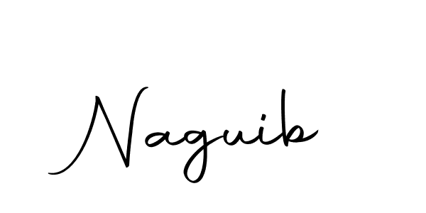 Design your own signature with our free online signature maker. With this signature software, you can create a handwritten (Autography-DOLnW) signature for name Naguib. Naguib signature style 10 images and pictures png