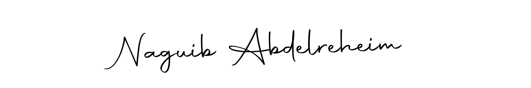 Create a beautiful signature design for name Naguib Abdelreheim. With this signature (Autography-DOLnW) fonts, you can make a handwritten signature for free. Naguib Abdelreheim signature style 10 images and pictures png