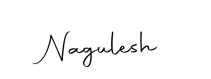 How to make Nagulesh name signature. Use Autography-DOLnW style for creating short signs online. This is the latest handwritten sign. Nagulesh signature style 10 images and pictures png
