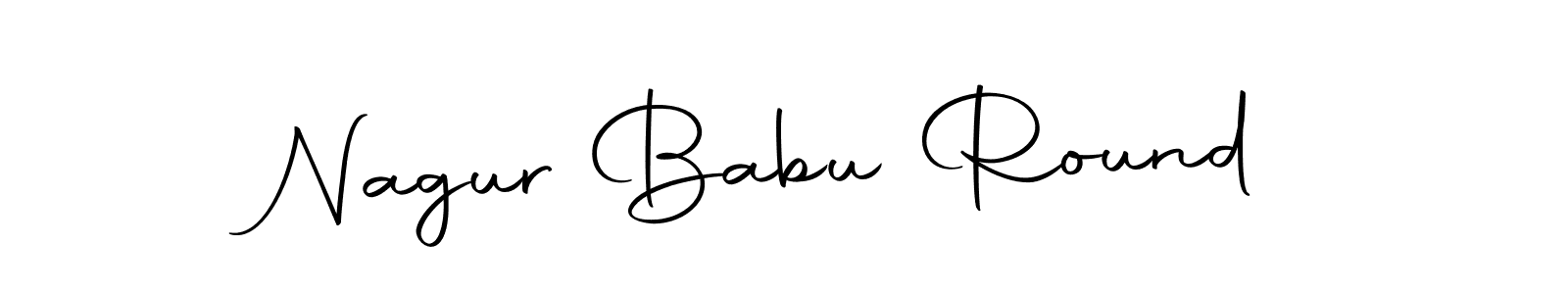 Nagur Babu Round stylish signature style. Best Handwritten Sign (Autography-DOLnW) for my name. Handwritten Signature Collection Ideas for my name Nagur Babu Round. Nagur Babu Round signature style 10 images and pictures png