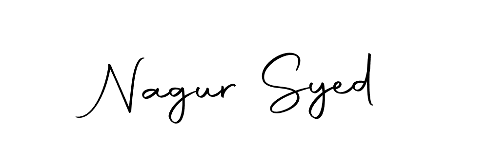 The best way (Autography-DOLnW) to make a short signature is to pick only two or three words in your name. The name Nagur Syed include a total of six letters. For converting this name. Nagur Syed signature style 10 images and pictures png
