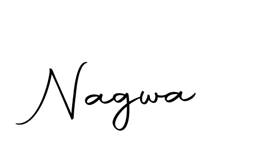You should practise on your own different ways (Autography-DOLnW) to write your name (Nagwa) in signature. don't let someone else do it for you. Nagwa signature style 10 images and pictures png