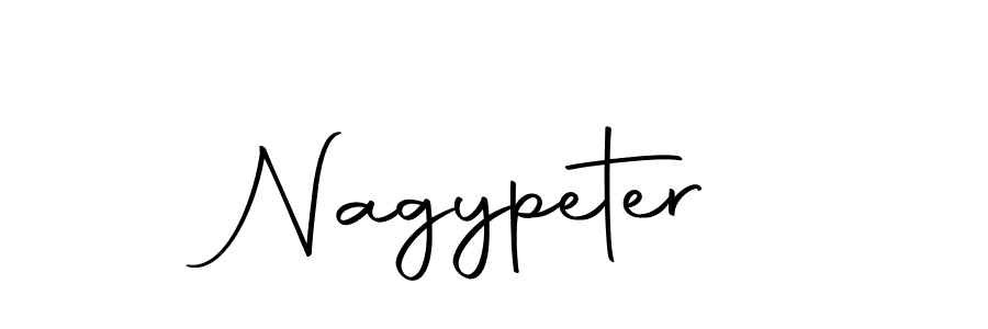 How to make Nagypeter signature? Autography-DOLnW is a professional autograph style. Create handwritten signature for Nagypeter name. Nagypeter signature style 10 images and pictures png