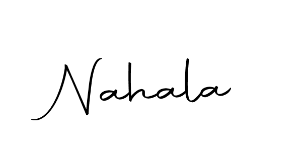 You should practise on your own different ways (Autography-DOLnW) to write your name (Nahala) in signature. don't let someone else do it for you. Nahala signature style 10 images and pictures png