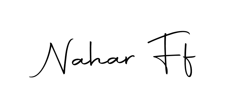 Similarly Autography-DOLnW is the best handwritten signature design. Signature creator online .You can use it as an online autograph creator for name Nahar Ff. Nahar Ff signature style 10 images and pictures png